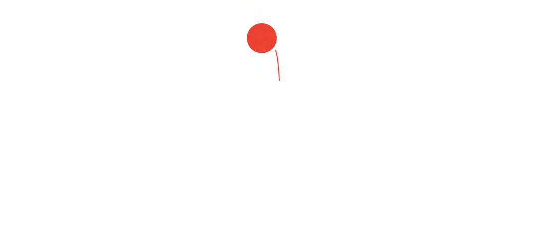 Animation build frame 2: the red dot arcing across the canvas on a thin trail.